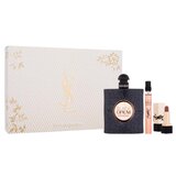 Yves Saint Laurent Black Opium set: EDP 90 ml + EDP 10 ml + Ruž za usne Rouge Pur Couture 1,3 g NM Nu Muse za žene Cijene