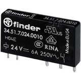 Finder 34.51.7.024.4010 Relej za tiskane pločice 24 V/DC 6 A 1 prebacivanje 1 ST Cijene
