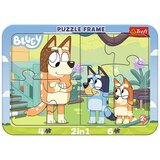 Trefl Bluey 2 v 1 okvirni otroški puzzle - | Shoptok.si