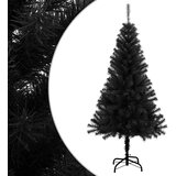  Umjetno božićno drvce sa stalkom crno 120 cm PVC | shoptok.hr