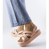  Pink platform sandals Horseshoe | Shoptok.si