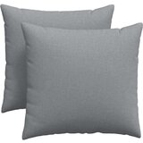 vidaXL jastučići za sofu 2 pcs svijetlo siva 45 x 45 cm tkanina | shoptok.hr