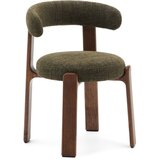 Kave Home Kaki zelena/smeđa blagovaonska stolica od čvrste jeseni Granite – | shoptok.hr