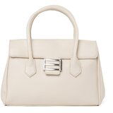Shelvt Light beige shoulder bag with belt Cene
