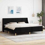  Okvir kreveta s madracem Crna 180 x 200 cm Poliester | shoptok.hr