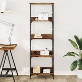 vidaXL Knjižna omara starinski les 50x33x153 cm inženirski les | Shoptok.si