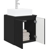  Umivaonik s policom Crna 49,5 x 41 x 62,5 cm Konstruirano drvo | shoptok.hr