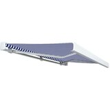  Motorizirana kasetna tenda 400x300 cm modra in bela, (20728714) | Shoptok.si