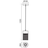  Redo 01-3141 - Viseći luster na sajli STEM 1xE27/42W/230V | Eponuda.com