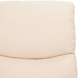  Fotelja na podizanje od tkanine krem | shoptok.hr