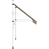 Tenda na ručno uvlačenje 350 cm žuto-plava prugasta | shoptok.hr