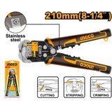 Ingco hwsp102418 klešta za skidanje izolacije 210mm 3u1 super ( HWSP102418 ) Cene