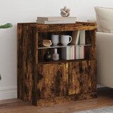 The Living Store Komoda z LED lučkami dimljen hrast 60x37x67 cm - Komoda, (21661041) | Shoptok.si