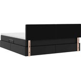 vidaXL Postelja s shranjevanjem Črna 180 x 200 cm Umjetno usnje | Shoptok.si