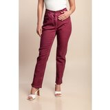 Fenzy Pamučne Hlače Većih Veličina, Boje Bordo | shoptok.hr