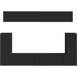  Set TV komoda 5 kom. Crna Konstruirano drvo | shoptok.hr