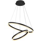  Brilagi - LED prigušiva luster na sajli CIRCLE LED/70W/230V 3000-6500K crna + daljinski upravljač | Eponuda.com