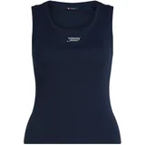 Tommy Jeans Top marine / bela