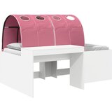 Krevetna konstrukcija s tunelom 3 pcs Bijela i ružičasta | shoptok.hr