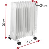  Oljni radiator AD7816, 9 reber, 2000 W | Shoptok.si