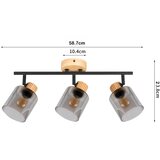  Brilagi - Spot svetlo HYGGE 3xE14/15W/230V drvo/zadimljeno | Eponuda.com