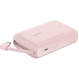 Belkin Rezervna baterija 10000mAh 20W z vgrajenim USB-C kablom, Roza, (5000190933) Cene