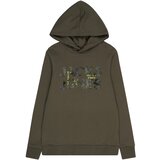 Jack & Jones Majica 'Tech' sepija / rumena / antracit / kaki | Shoptok.si