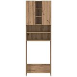 vidaXL Omara za pralni stroj artisan hrast 64x25,5x190 cm | Shoptok.si