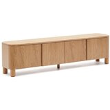 Kave Home TV omarica v jesenovem dekorju v naravni barvi 200x52x40 cm Salaya – | Shoptok.si