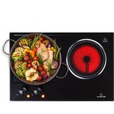 Klarstein Ramsey, dvojna kuhalna plošča, 2400 W, 11 stopenj moči, steklokeramična površina | Shoptok.si