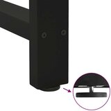 vidaXL Noge kavne mizice črna 2 kosa 50x(100-101) cm jeklo | Shoptok.si