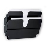  Predalnik stenski flexiplus 2 a4 ležeč črn DURABLE | Shoptok.si