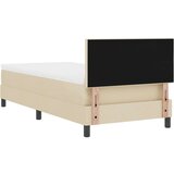  Krevet s kutijom s madracem krem 90x190 cm tkanina | shoptok.hr