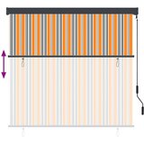 Rolo zavjesa Žuta i plava 180 x 250 cm Tkanina i aluminij | shoptok.hr