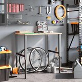 vidaXL Delovna miza 100x60x(71,5-98) cm trdna hrastovina | Shoptok.si