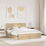  Okvir za krevet Sonoma 160 x 200 cm Čvrsto borovo drvo | shoptok.hr