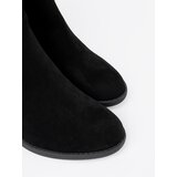 Shelvt Elegant black ankle boots with a ruffled upper | shoptok.hr