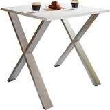 MID.YOU jedilna miza xona, srebrna, bela | Shoptok.si