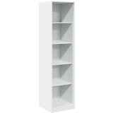  The Living Store Garderobna omara bela 50x50x200 cm iverna plošča - Garderobna Omara, (21497258) | Shoptok.si