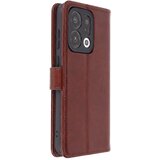 AVIZAR Preklopni Ovitek za Oppo Find X9 Učinek Vintage Usnja s Stojalom in Prostorom za Kartice, Rjava, (5000275501) | Shoptok.si