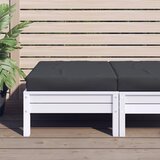 vidaXL Talna blazina za paleto 60x60x6 cm črno blago, (20657207) | Shoptok.si