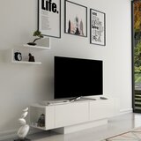 Hanah home matera 875ZNA3001 tv polica, bela