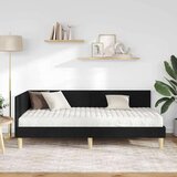  Kotni okvir postelje z matrico Drugo 2 pcs Zelena blago, (5000123327) | Shoptok.si