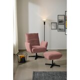 Dieter Knoll FOTELJ, starinsko roza tekstil | Shoptok.si