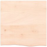  Zidna polica 60 x 60 x 2 cm od neobrađene masivne hrastovine | Eponuda.com