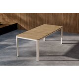 Venture Home Etna pravokutni vrtni blagovaonski stol 210 &amp;times; 90 cm, bež Slike