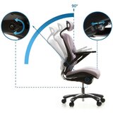 MID.YOU Pisarniški Stol Vapor Lux, Siva | Shoptok.si
