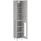 Visoka komoda siva sonome 34,5x34x180 cm od konstruiranog drva | shoptok.hr