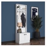 Hanah home Ormarić za hodnik M16 - 1572, 59,8x182,8x35,5 cm, Bijeli | Eponuda.ba
