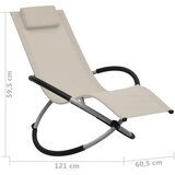  Dječja ležaljka za sunčanje čelična krem | shoptok.hr